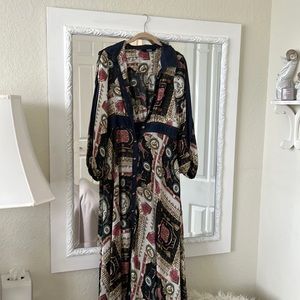 Denim inspired Versace dress - great for daytime event or polo, luncheon